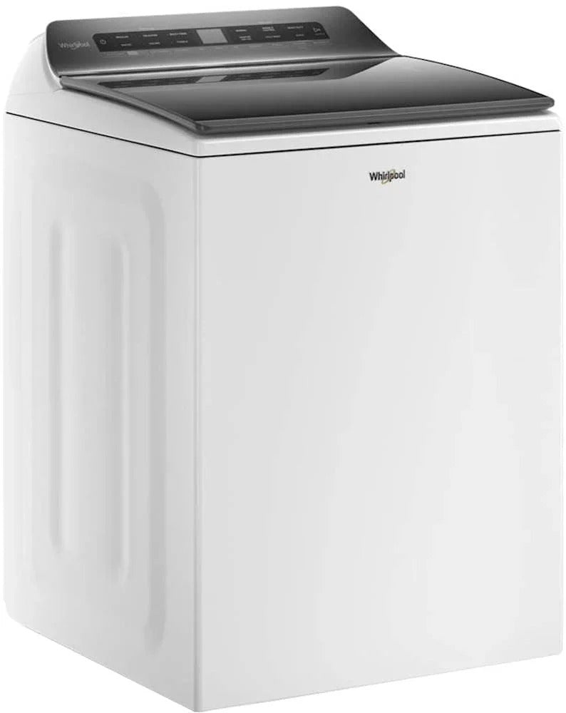 Whirlpool – 4.8 Cu. Ft. High Efficiency Smart Top Load Washer with Load & Go Dispenser – White