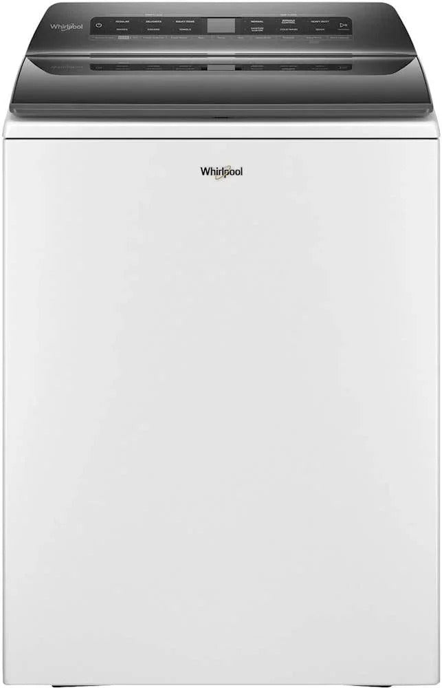 Whirlpool – 4.8 Cu. Ft. High Efficiency Smart Top Load Washer with Load & Go Dispenser – White