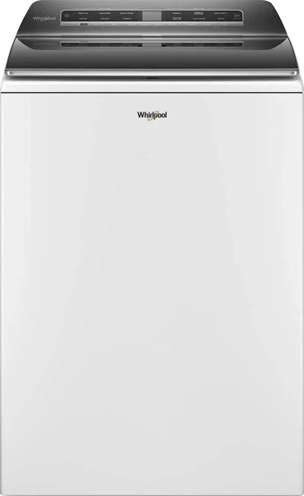 Whirlpool – 5.3 Cu. Ft. Smart Top Load Washer with Load & Go Dispenser – White