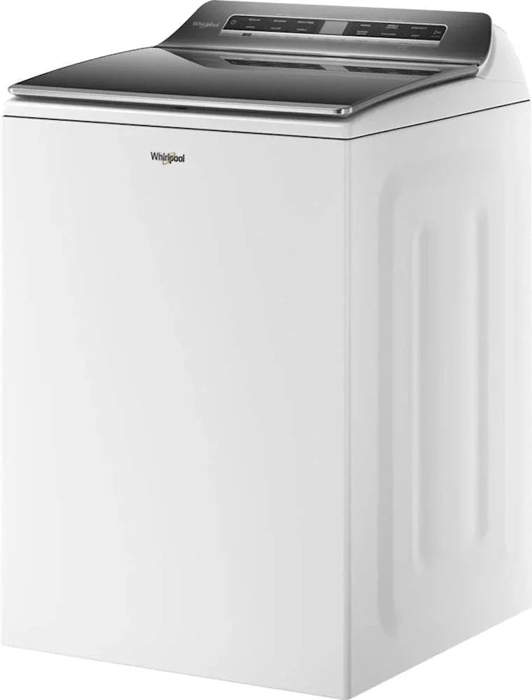 Whirlpool – 5.3 Cu. Ft. Smart Top Load Washer with Load & Go Dispenser – White