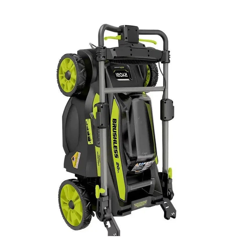 RYOBI 40V Brushless 20 in. Cordless Walk Behind Self-Propelled Lawn Mower with 6.0 Ah Battery & Charger