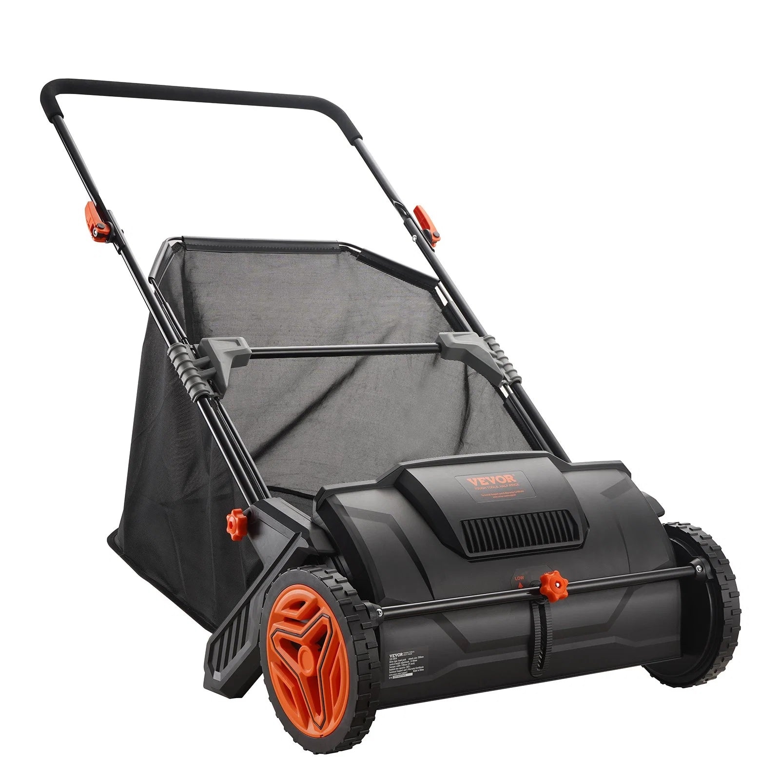 21-inch leaf and grass collector | Push Lawn Sweeper